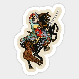 Medieval Knight Horseman Sticker